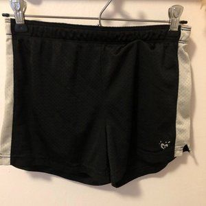 BLACK ATHLETIC SHORTS JUSTICE